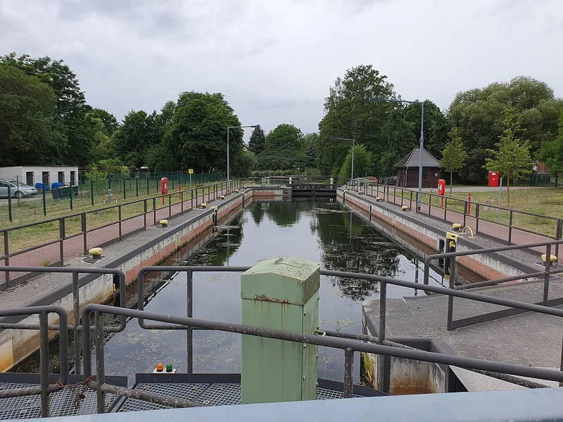 Schleuse Schöpfurth am Finowkanal bei Finowfurt