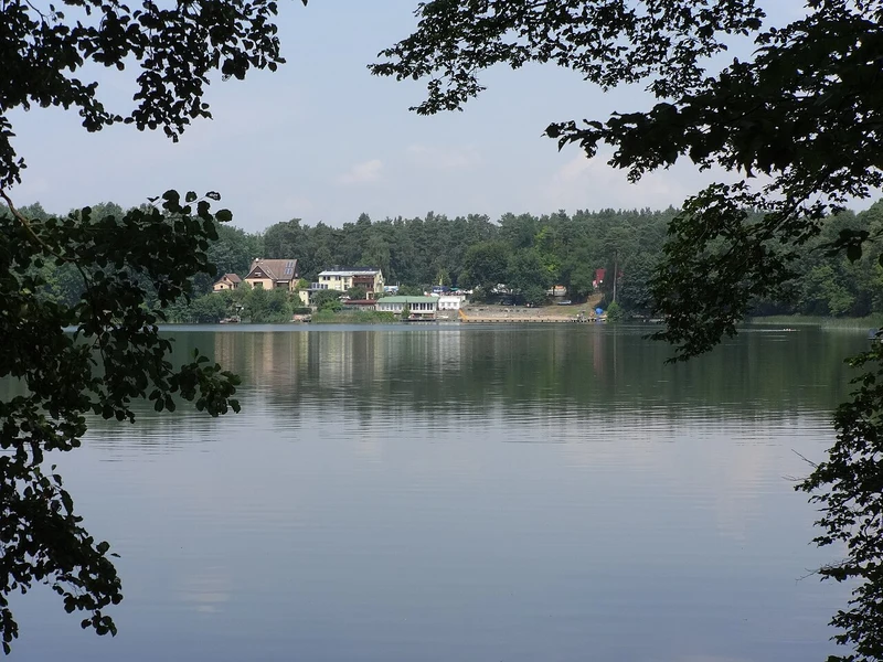 Blick über den Großen Däbersee in Waldsieversdorf, Märkische Schweiz